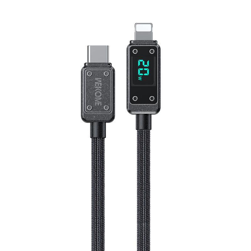 WEKOME WDC-08 Vanguard-serie - USB-C naar bliksemsnel opladen PD 20W 1m aansluitkabel (aanslag)