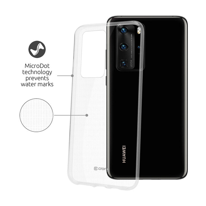 Crong Crystal Slim Cover - Beschermhoes voor Huawei P40 (doorzichtig)