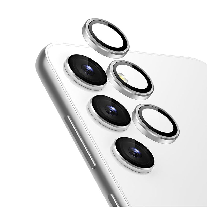 Crong Lensring - Gehard glas voor de cameralens Samsung Galaxy S24 (helder)