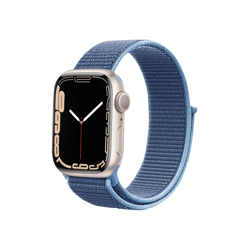 Crong Nylon Loop for Apple Watch 42/44/45mm (Ocean Blue)