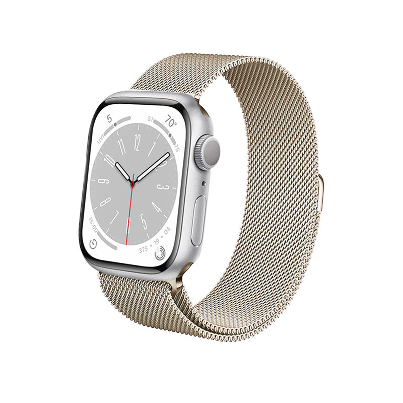 Crong Milano Staal voor Apple Watch 38/40/41 mm (Champagne)