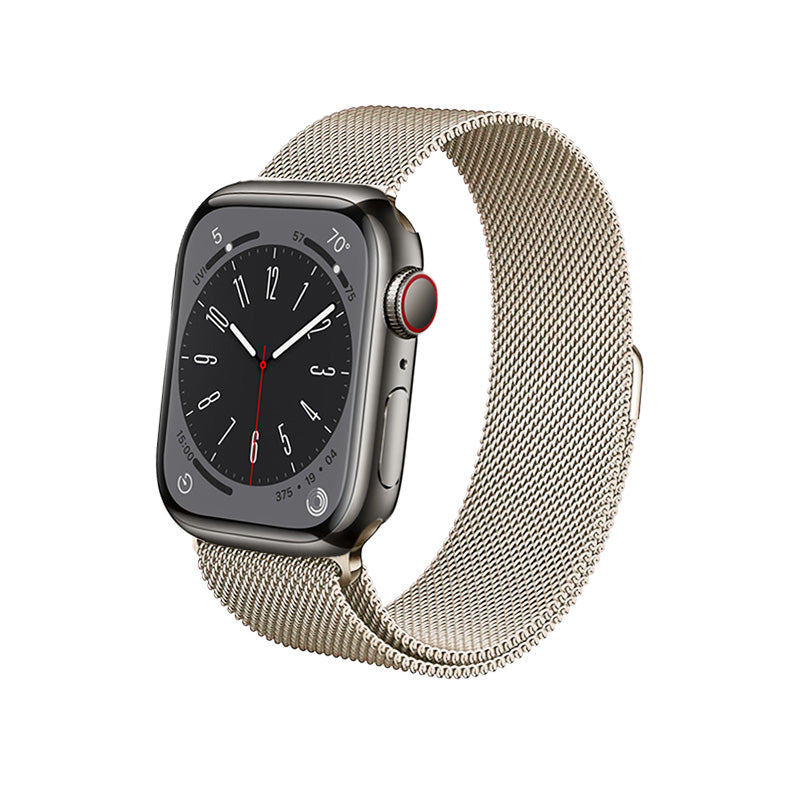 Crong Milano Staal voor Apple Watch 38/40/41 mm (Champagne)