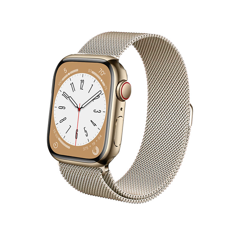 Crong Milano Staal voor Apple Watch 38/40/41 mm (Champagne)