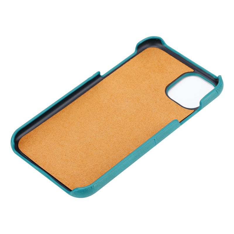 Crong Neat Cover – PU-Lederhülle für iPhone 11 Pro (grün)