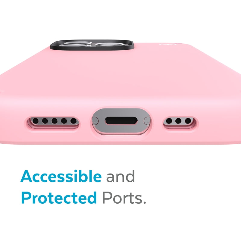 Speck Presidio2 Pro - Case for iPhone 13 Pro with MICROBAN coating (Rosy Pink/Vintage Rose)