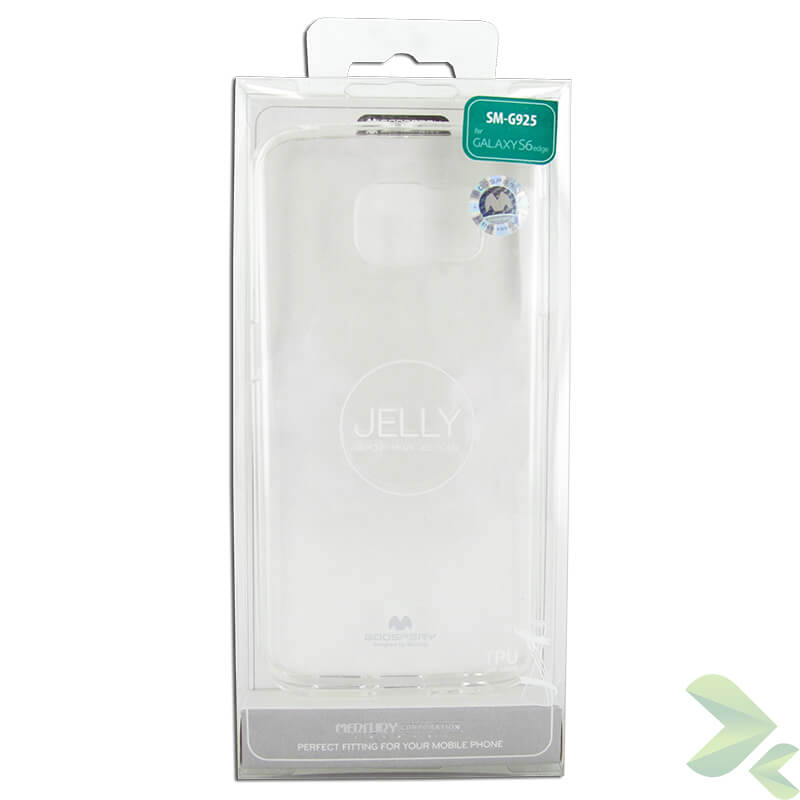 Mercury Transparent Jelly - hoesje voor Samsung Galaxy S6 Edge (helder)