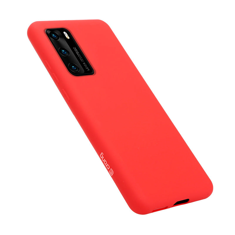 Crong Color Cover - Flexible Case for Huawei P40 (Red)