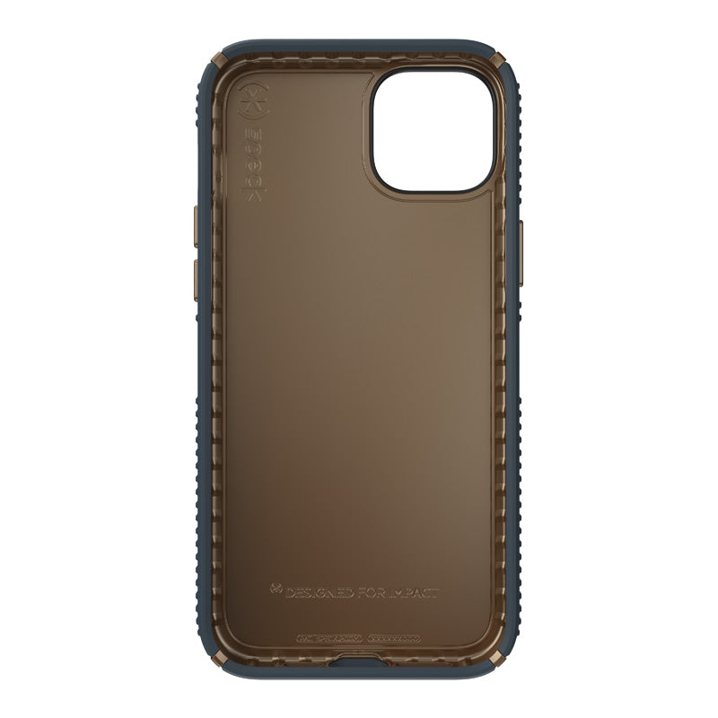 Presidio2 Grip - hoesje voor iPhone 15 Plus / 14 Plus met MICROBAN-coating (houtskool / koel brons / leisteen)