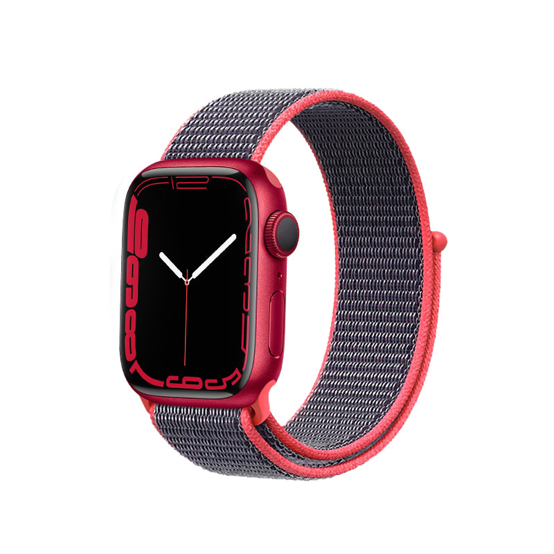 Crong Nylon Loop for Apple Watch 42/44/45mm (Electric Pink)