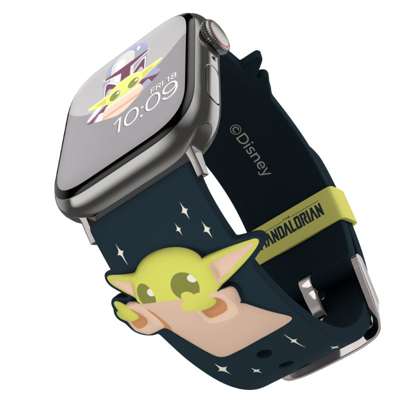 Star Wars - Band voor Apple Watch 38/40/41/42/44/45/49 mm (The Mandalorian Grogu Using The Force 3D)