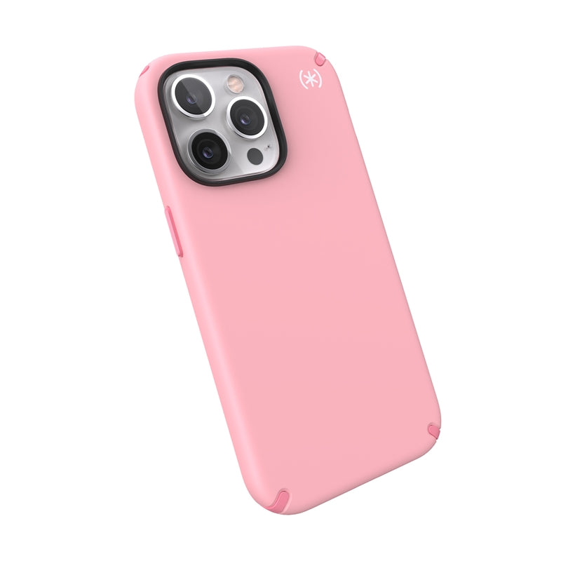 Speck Presidio2 Pro - Case for iPhone 13 Pro with MICROBAN coating (Rosy Pink/Vintage Rose)