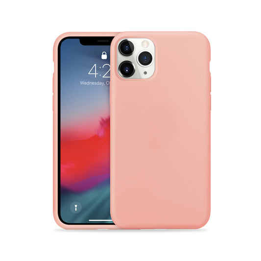 Crong Color Cover – Flexible Hülle für iPhone 11 Pro Max (Rosa)