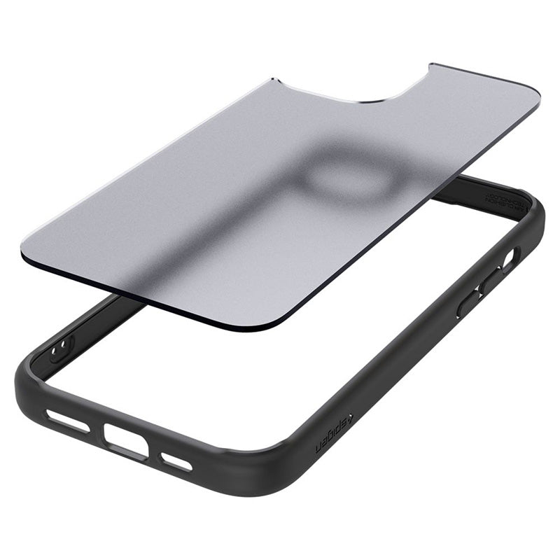 Spigen Ultra Hybrid - Hülle für iPhone 15 (Frost Black)